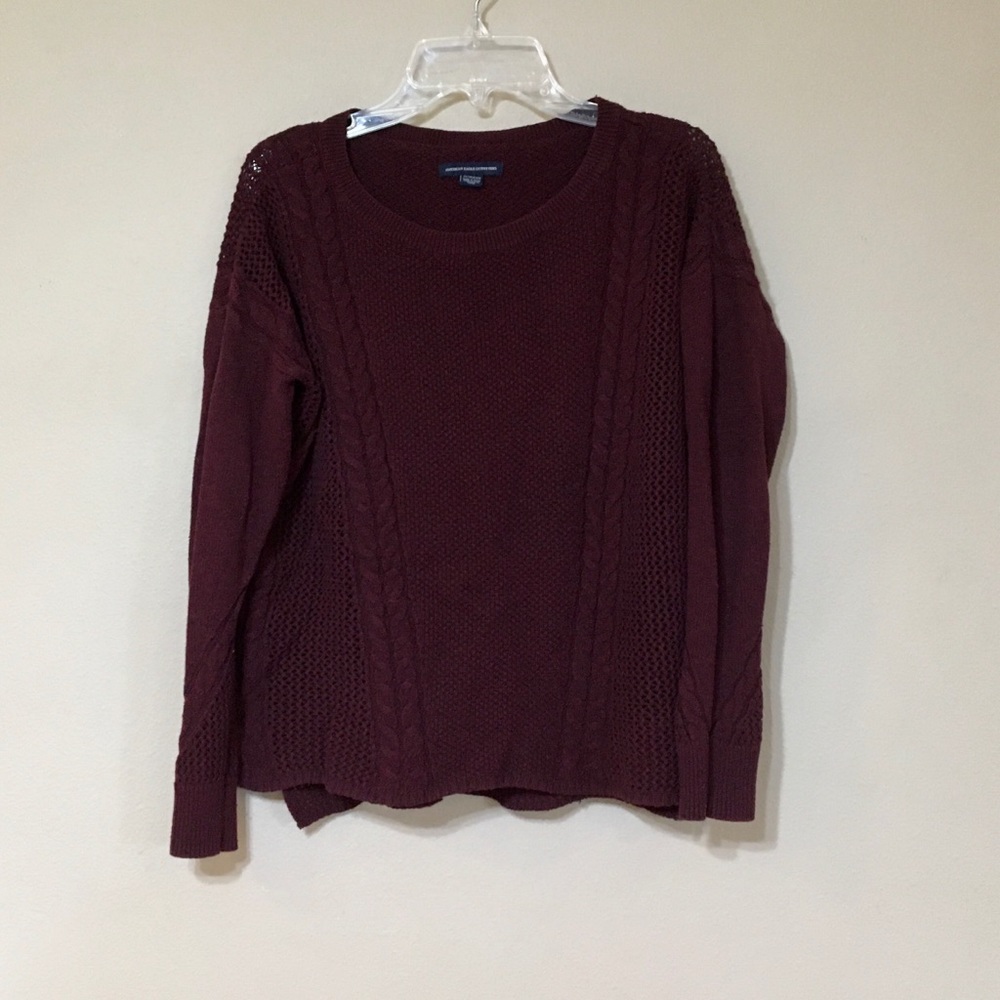 AE Burgundy Sweater